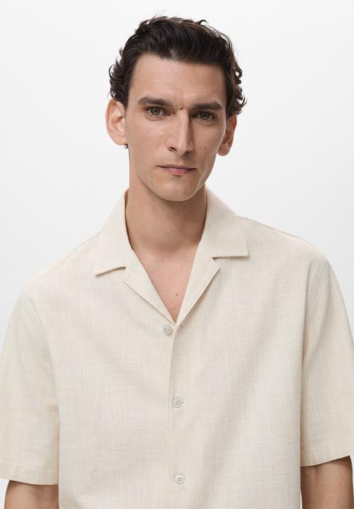 MANGO - Shirt GOZO - Light Beige