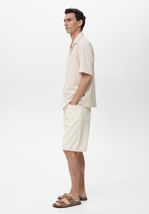 MANGO - Shirt GOZO - Light Beige