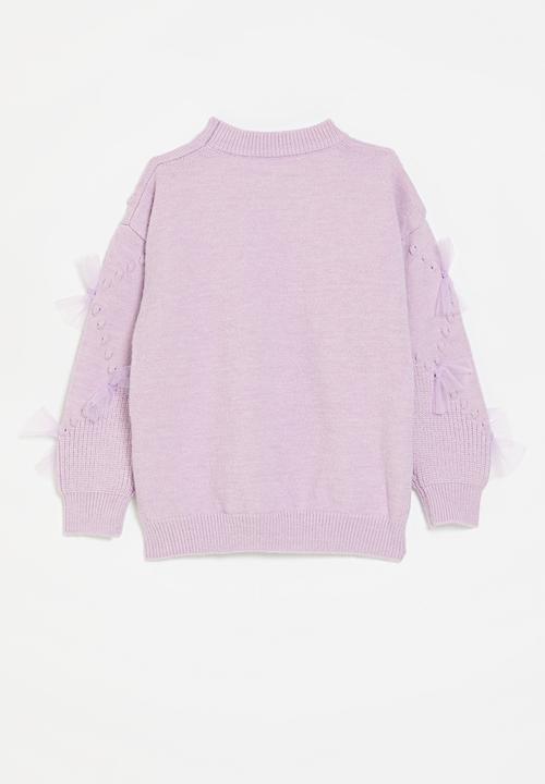 Pop Candy - Bow décor jersey - lilac