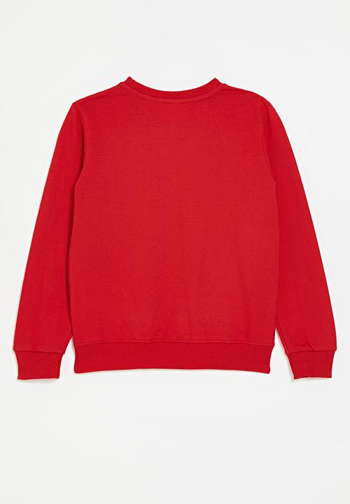 Pop Candy - Printed sweat top - red