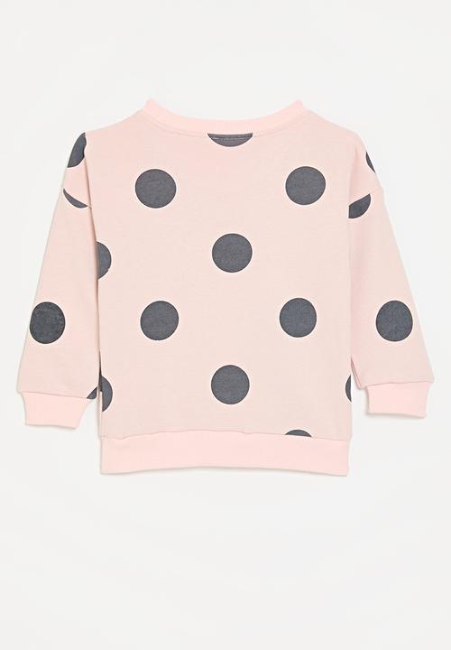 Pop Candy - Sweat top-pink & blue