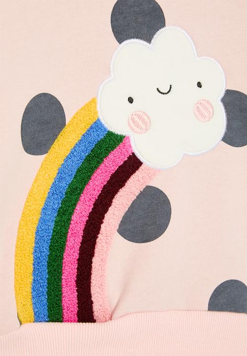 Pop Candy - Sweat top-pink & blue