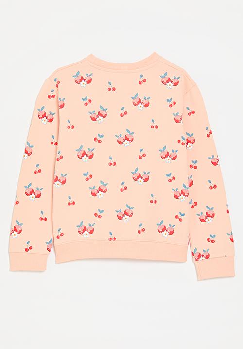 Pop Candy - Printed sweat top - orange