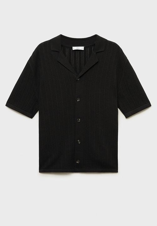 MANGO - Shirt SEUL - Black