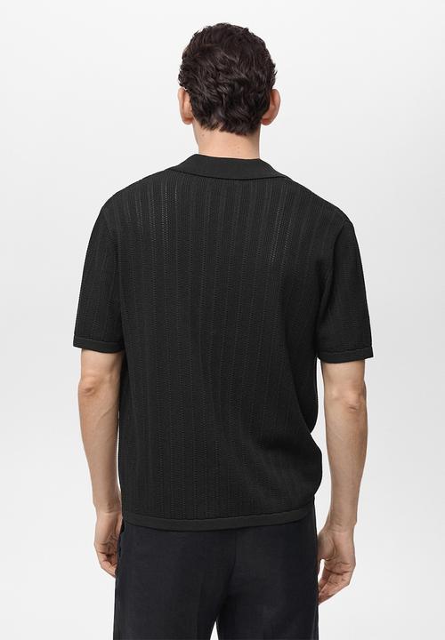 MANGO - Shirt SEUL - Black