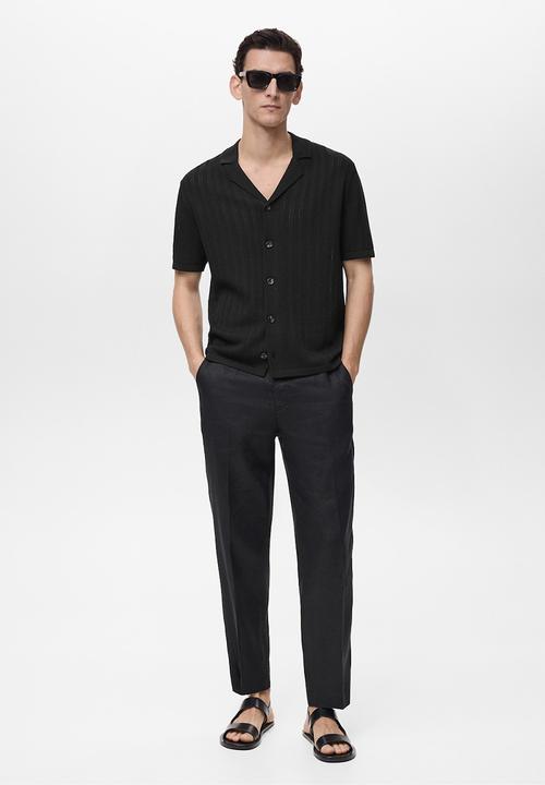 MANGO - Shirt SEUL - Black