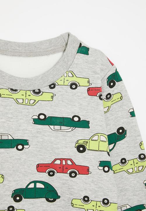 Pop Candy - Printed sweat top - grey