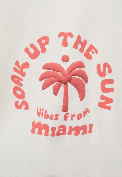 MANGO - T-shirt sun - natural