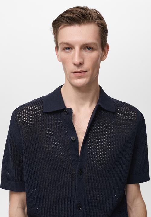 MANGO - Shirt PATXOCA - Navy