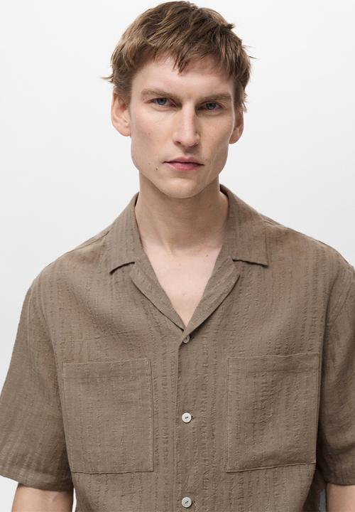 MANGO - Shirt ZAFIR - Khaki