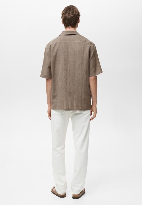 MANGO - Shirt ZAFIR - Khaki