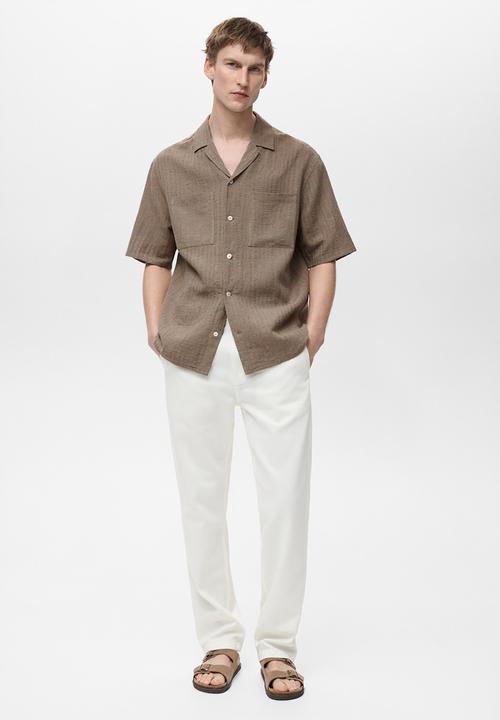 MANGO - Shirt ZAFIR - Khaki
