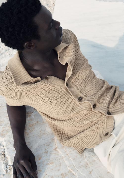 MANGO - Shirt PIEROLA - Beige