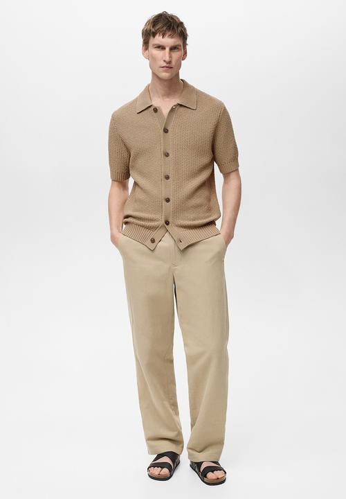 MANGO - Shirt PIEROLA - Beige