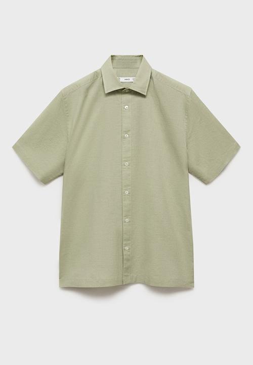 MANGO - Shirt ANTS - Light/Pastel Green
