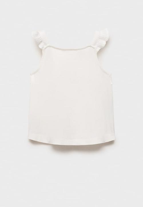 MANGO - T-shirt moni - natural