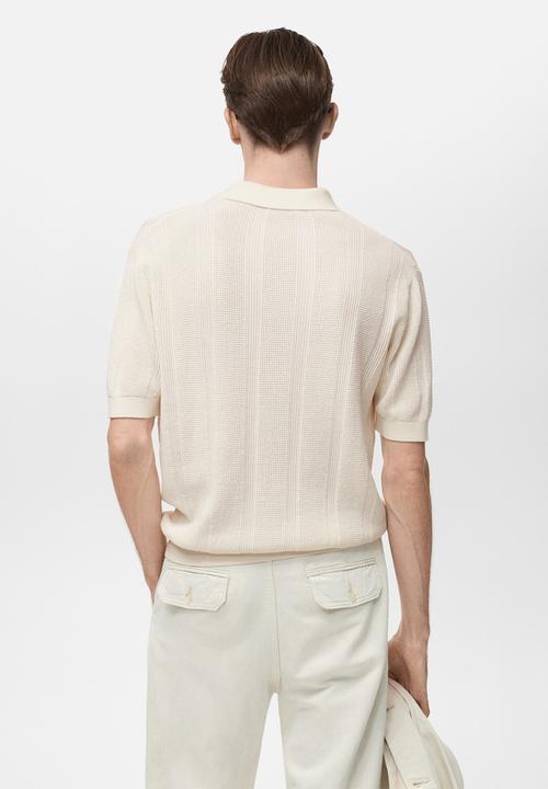 MANGO - Poloshirt GELAT - Light Beige