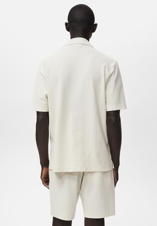 MANGO - Poloshirt MOYAC - Light Beige