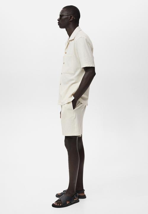 MANGO - Poloshirt MOYAC - Light Beige