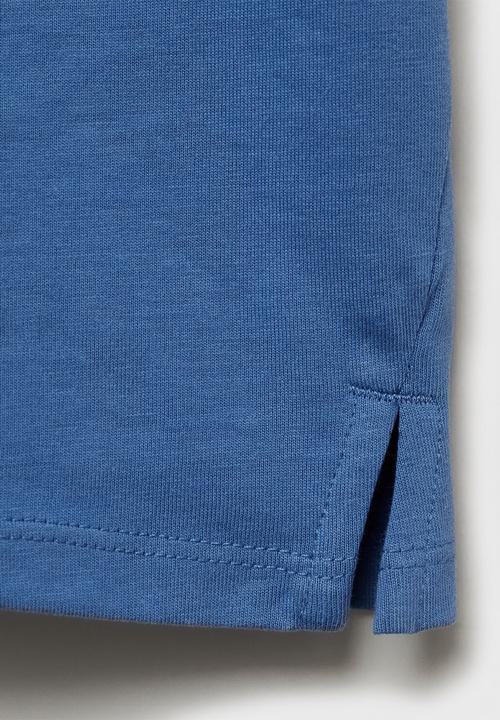 MANGO - T-Shirt Loved - Medium Blue