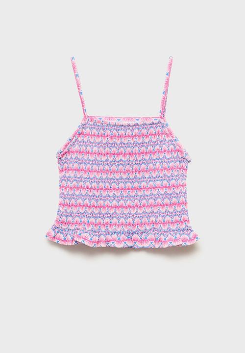 MANGO - T-Shirt Pai - Pink