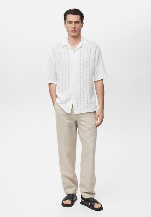 MANGO - Shirt MARTI - White