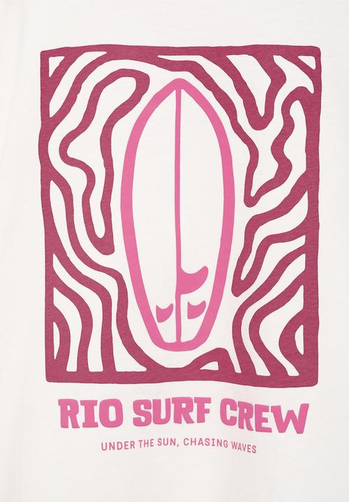 MANGO - T-Shirt Riocrew - Natural