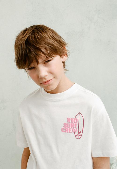 MANGO - T-Shirt Riocrew - Natural