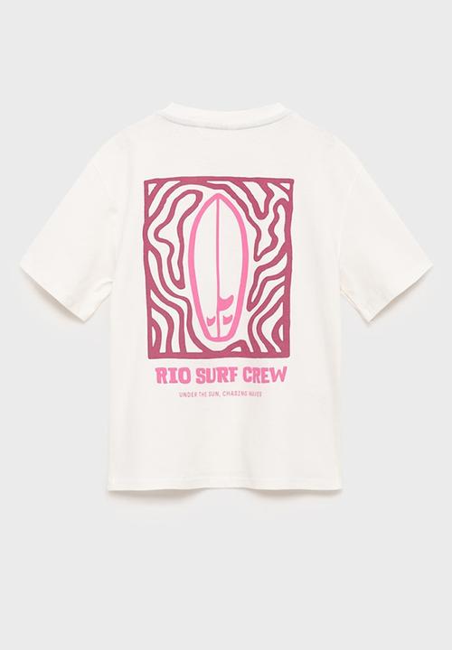 MANGO - T-Shirt Riocrew - Natural