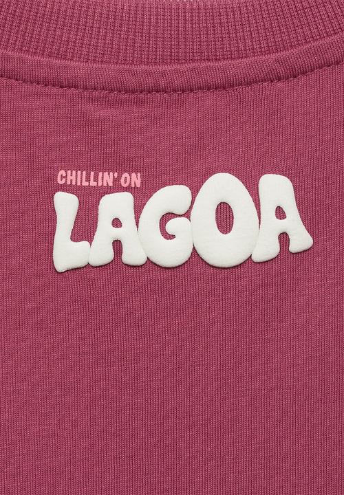 MANGO - T-Shirt Lagoa - Dark Red