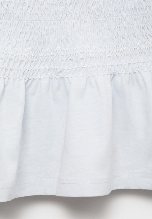 MANGO - T-shirt honey - light/pastel blue