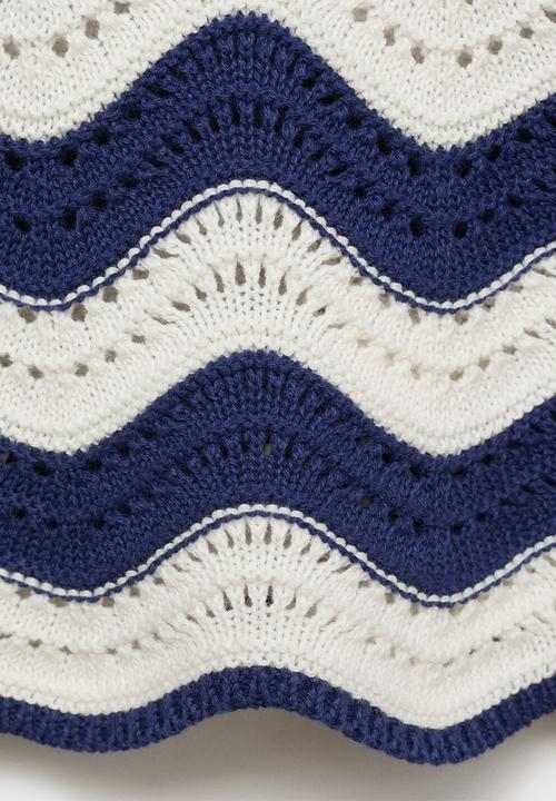 MANGO - Sweater hali - medium blue