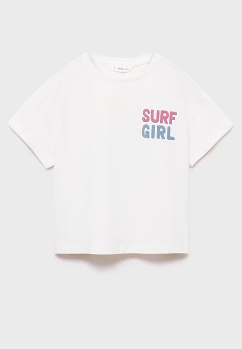 MANGO - T-shirt surf - natural
