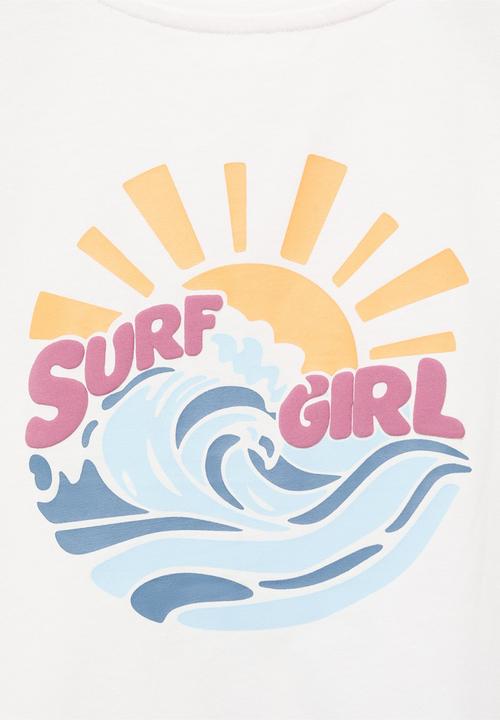 MANGO - T-shirt surf - natural