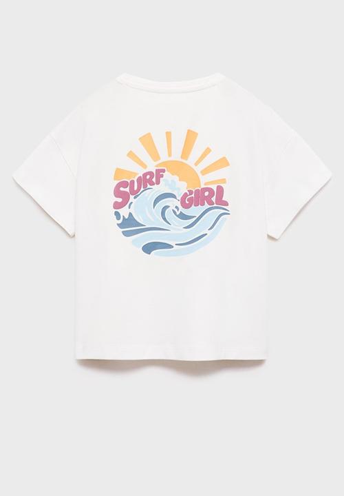MANGO - T-shirt surf - natural