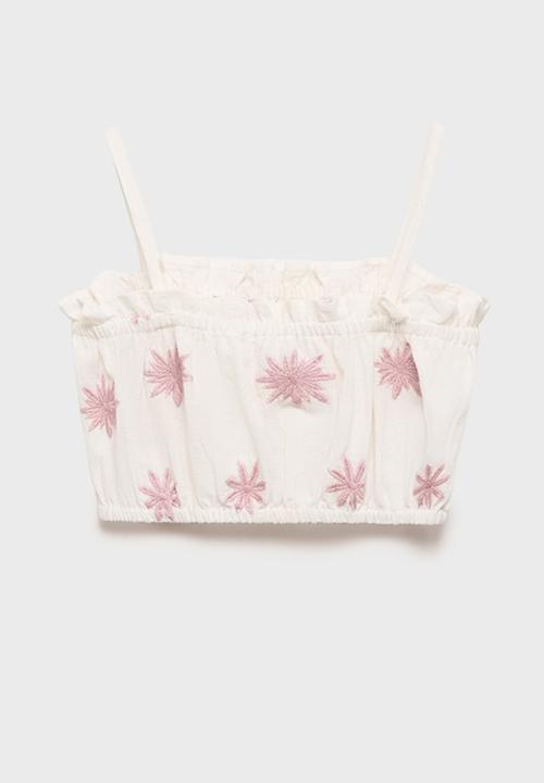 MANGO - Blouse scarlett - natural white