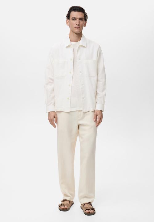 MANGO - Shirt IBIZA - Light Beige