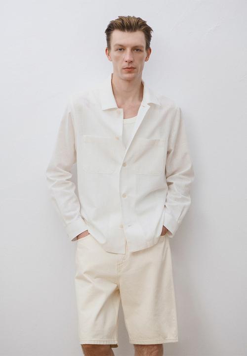 MANGO - Shirt IBIZA - Light Beige