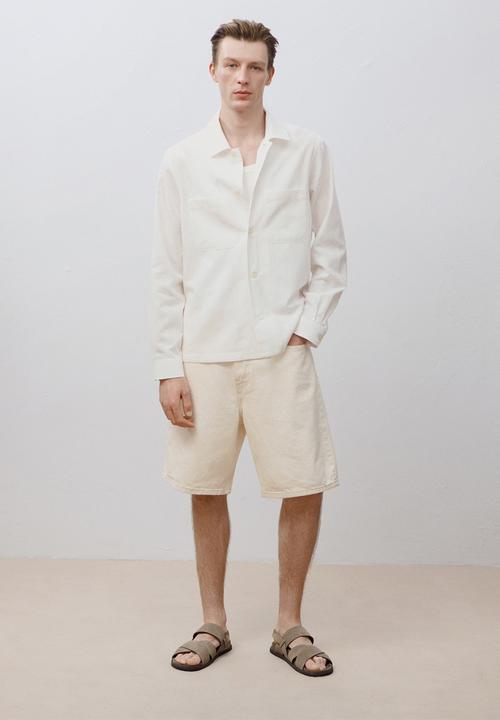 MANGO - Shirt IBIZA - Light Beige