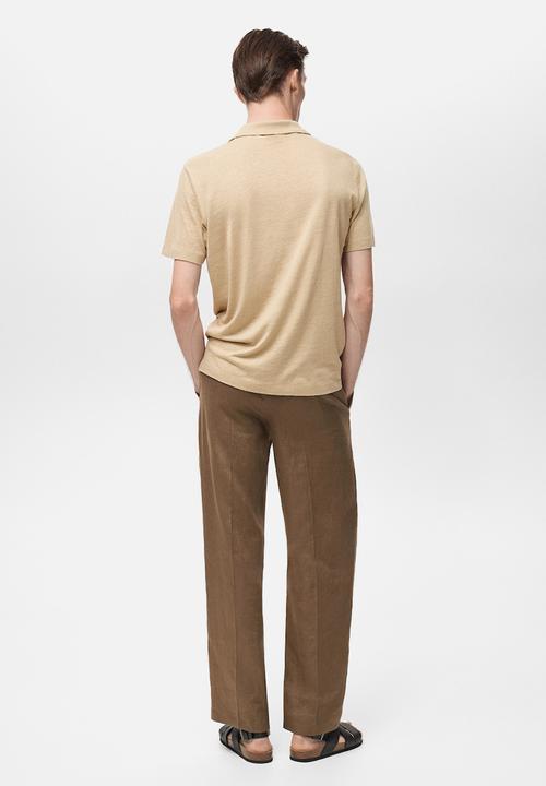 MANGO - Poloshirt AMBERES - Light Beige