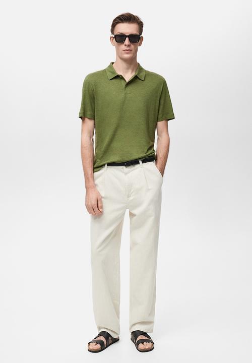 MANGO - Poloshirt AMBERES - Green