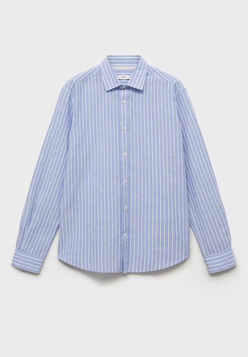 MANGO - Shirt EMMA1 - Medium Blue