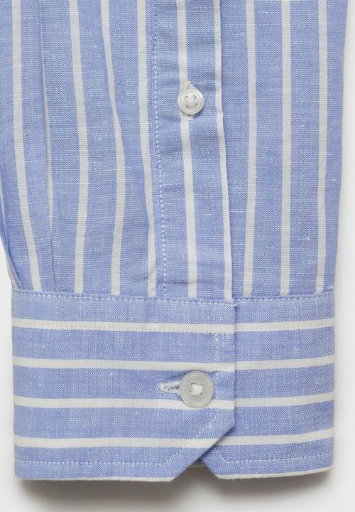 MANGO - Shirt EMMA1 - Medium Blue