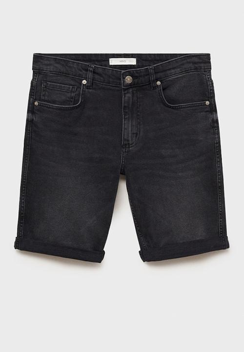 MANGO - Bermudas ROCK - BLACK DENIM