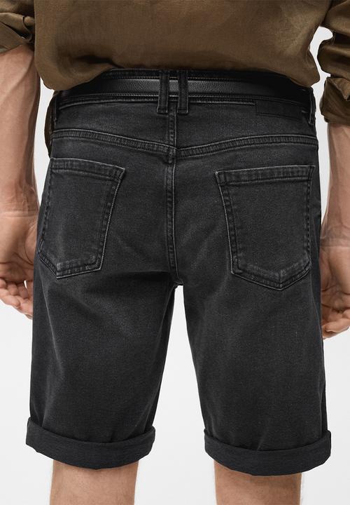 MANGO - Bermudas ROCK - BLACK DENIM