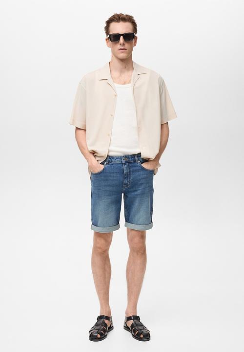 MANGO - Bermudas ROCK - BLUE
