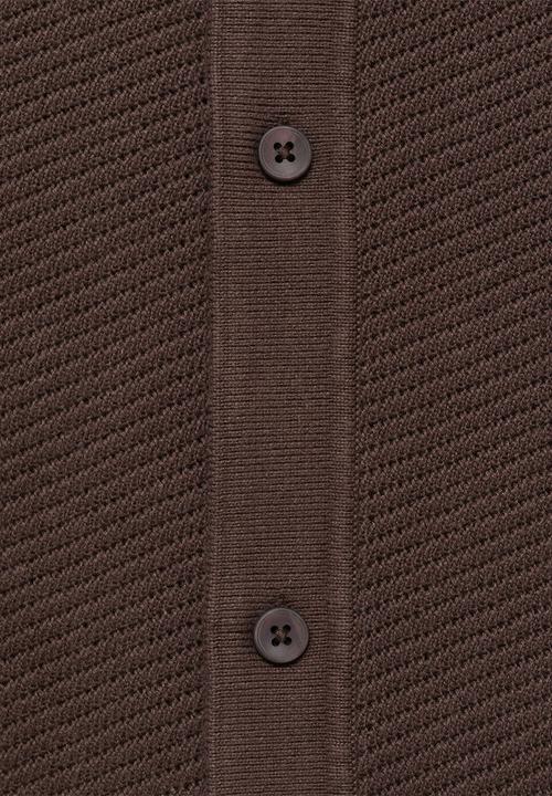 MANGO - Shirt CANARIO - Dark Brown