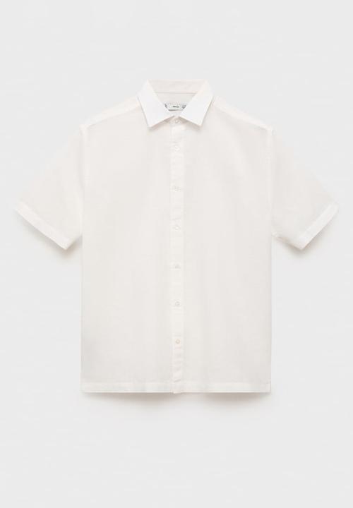MANGO - Shirt ANTS - White
