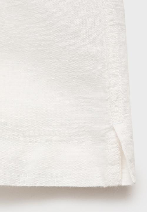 MANGO - Shirt ANTS - White