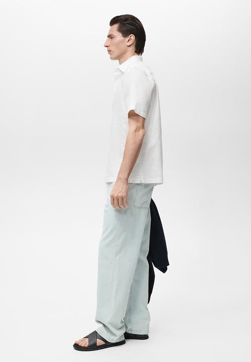 MANGO - Shirt ANTS - White